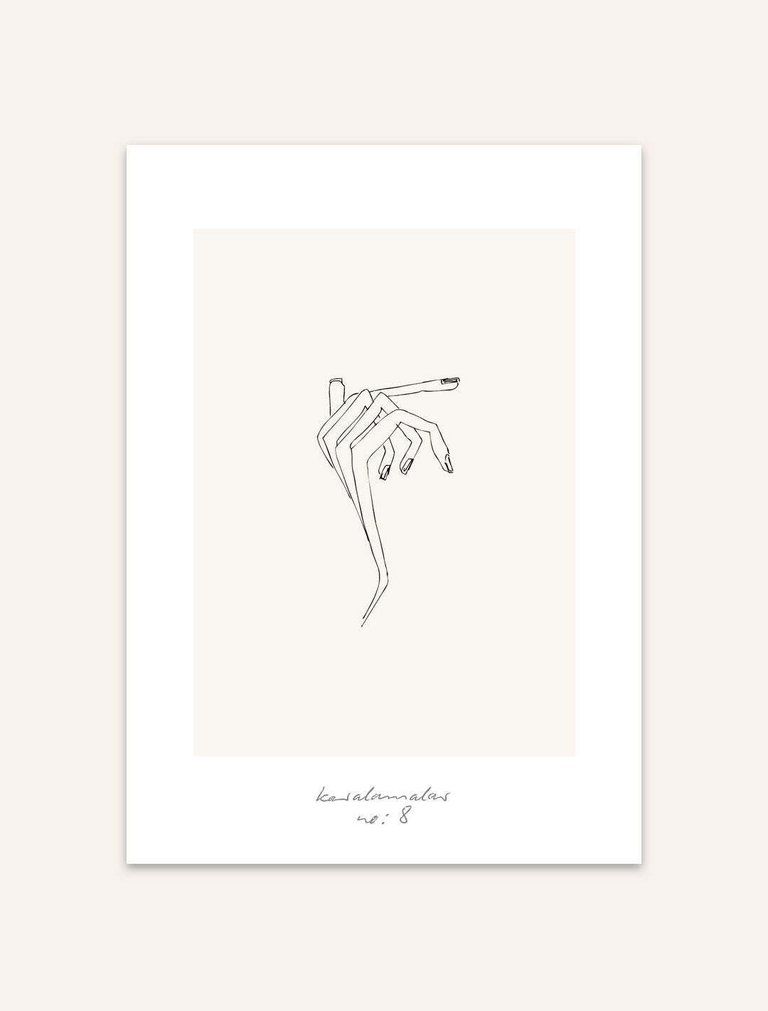 Karalamalar No:8 – Emre Egesel'in Tek Çizgi ve Minimalist El Çizimi